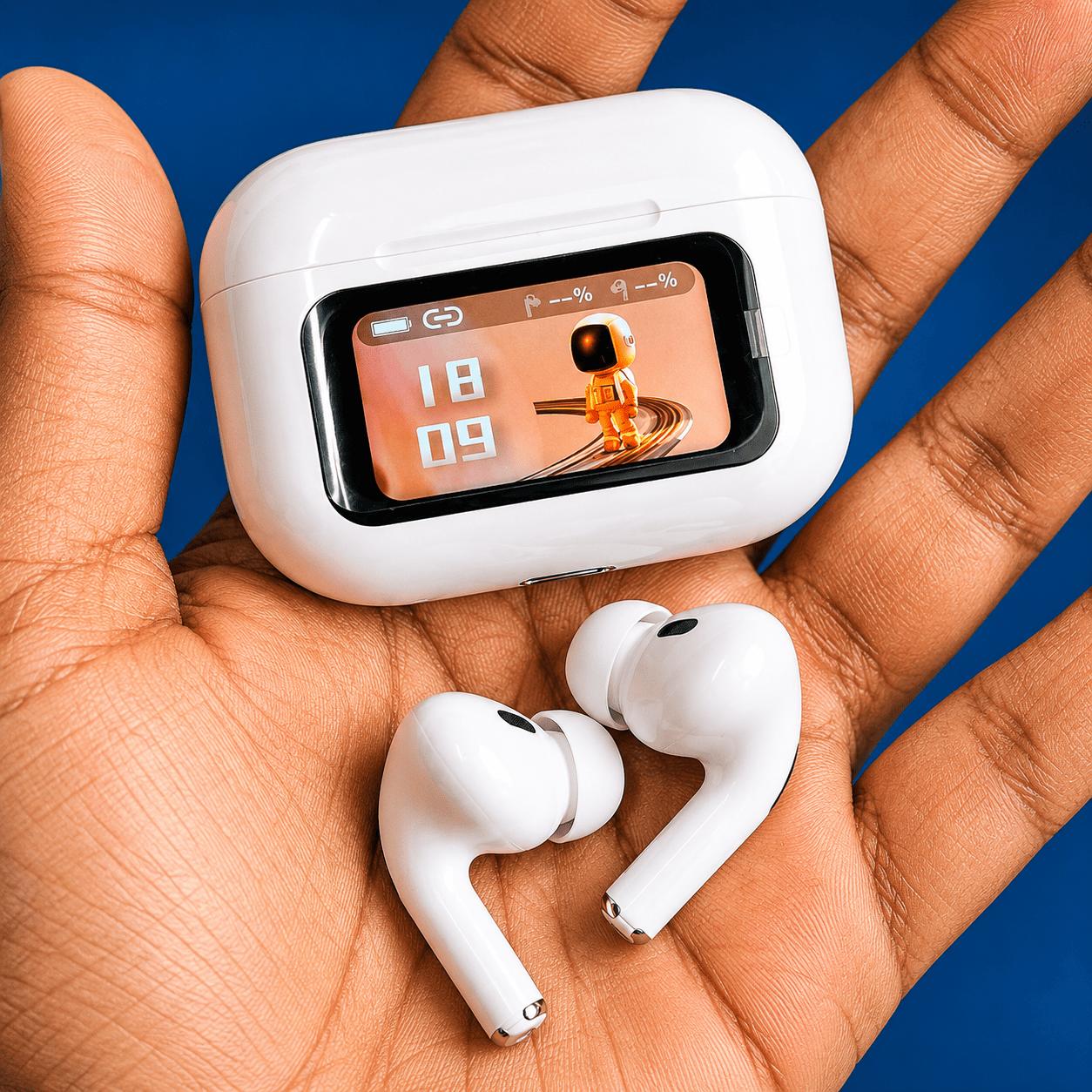 E9 Pro AirPods Touch with LED Display (ANC & ENC Apps Supported) - Image 5