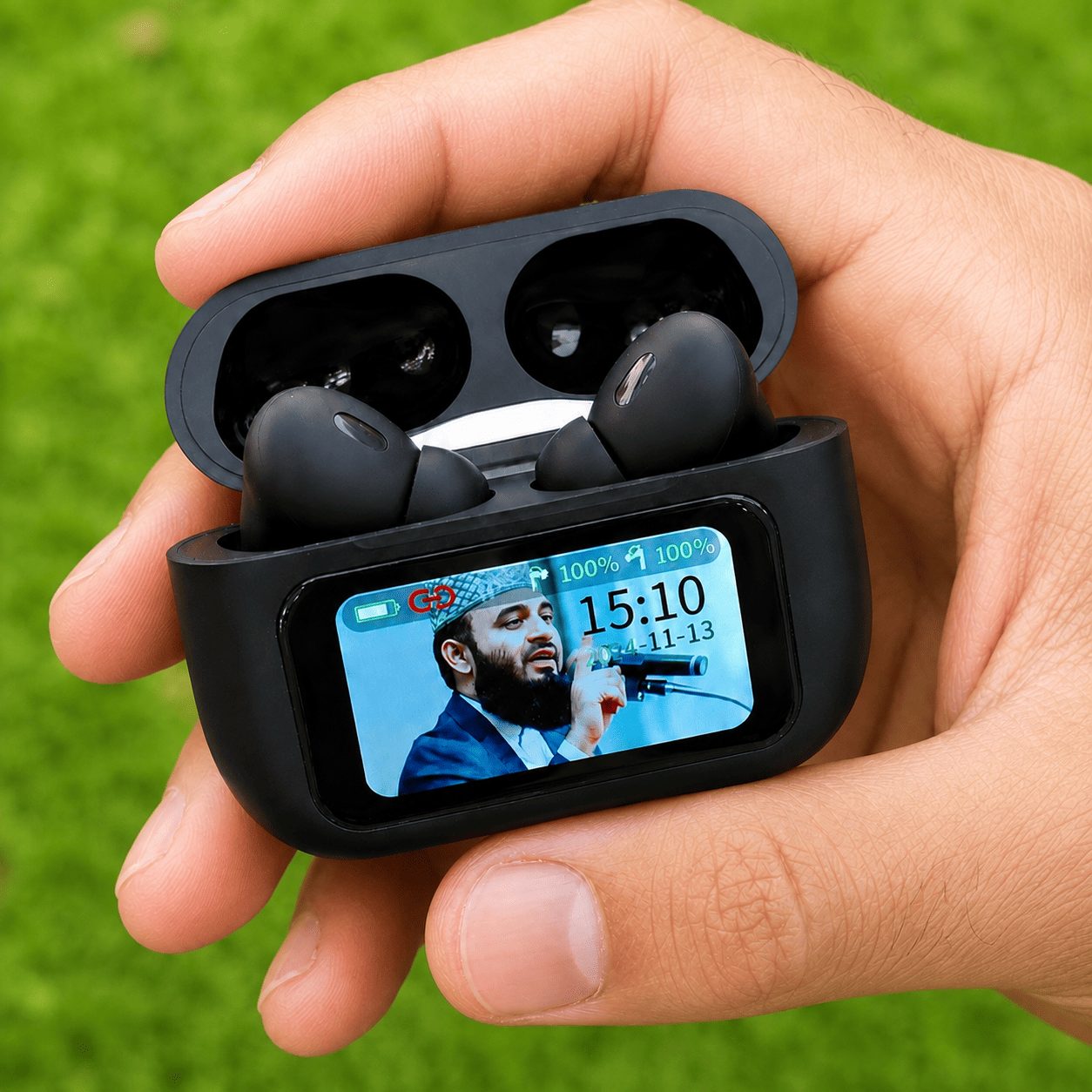 E9 Pro AirPods Touch with LED Display (ANC & ENC Apps Supported) - Image 6