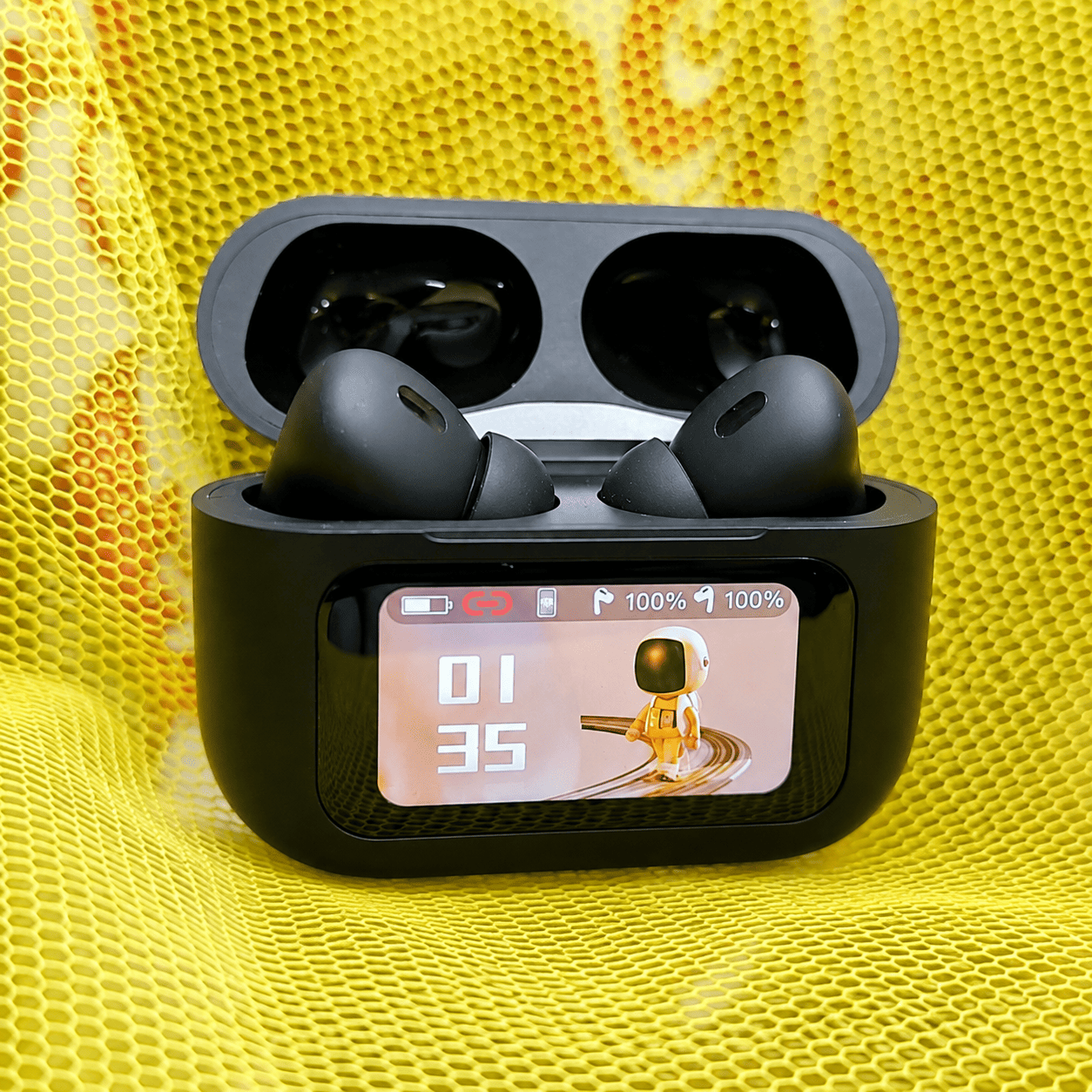 E9 Pro AirPods Touch with LED Display (ANC & ENC Apps Supported) - Image 3