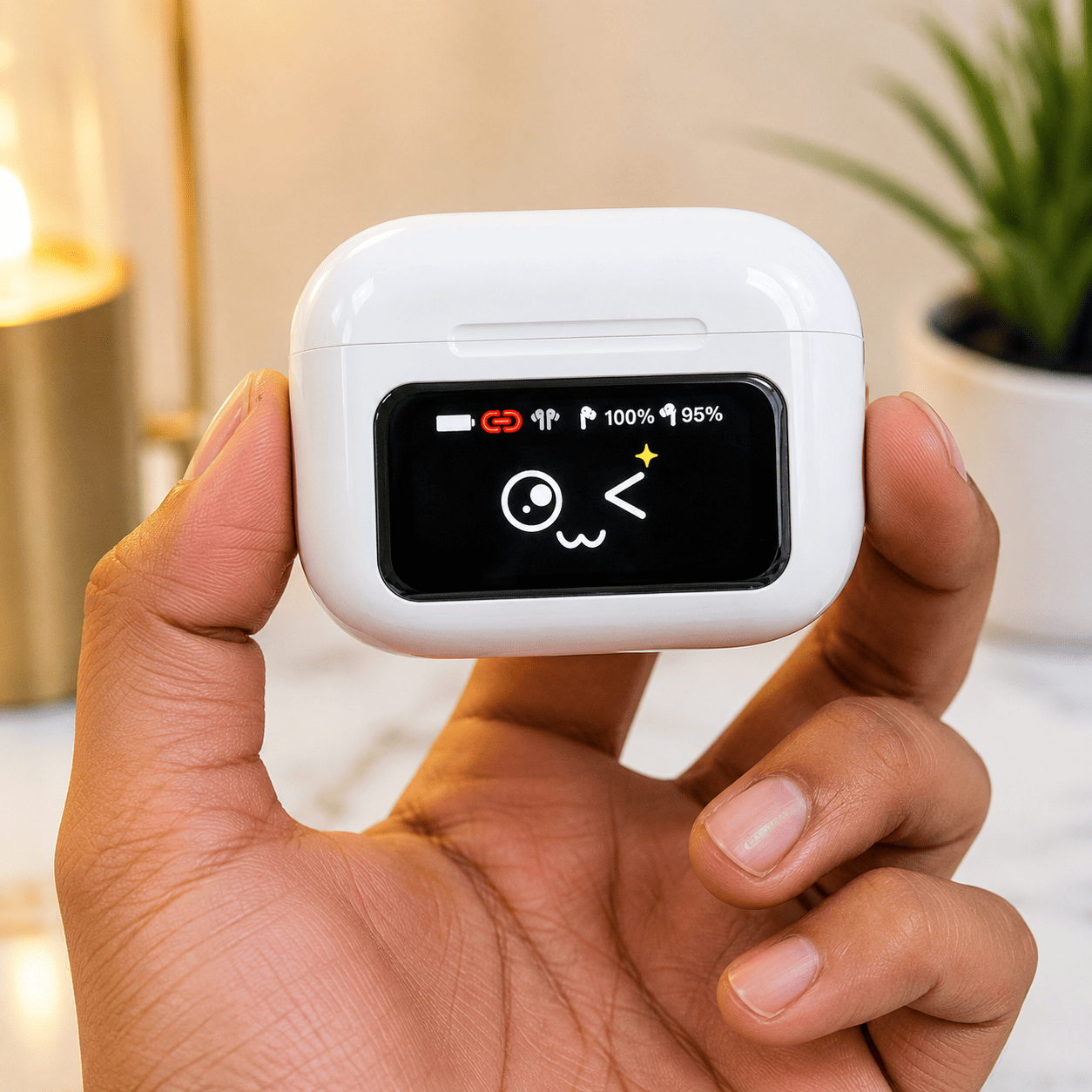 E9 Pro AirPods Touch with LED Display (ANC & ENC Apps Supported) - Image 4