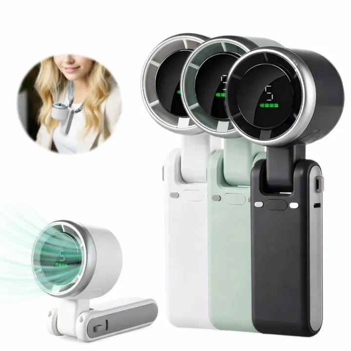 Turbo Fan Handheld Rechargeable Fan