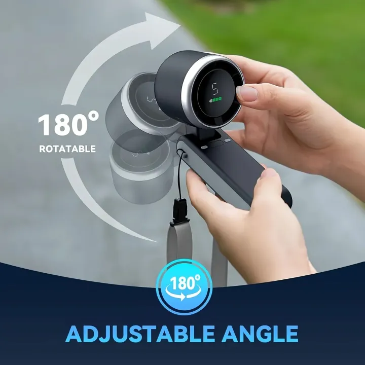 Turbo Fan Handheld Rechargeable Fan - Image 3