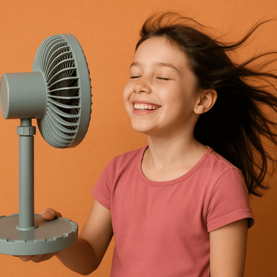 JY Super JY-2218 Rechargeable Fan - Image 2