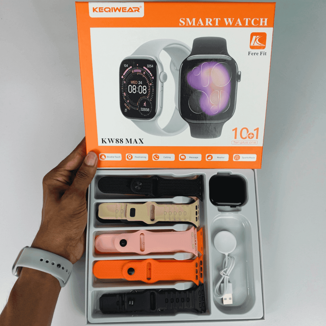 KW88 Max Smart Watch - 10 Straps Edition - Image 3
