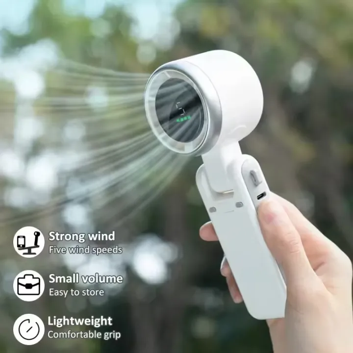 Turbo Fan Handheld Rechargeable Fan - Image 2