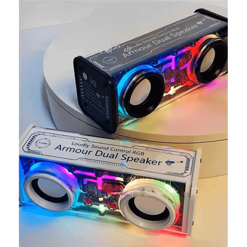 V8 Transparent RGB Bluetooth Speaker - Image 3