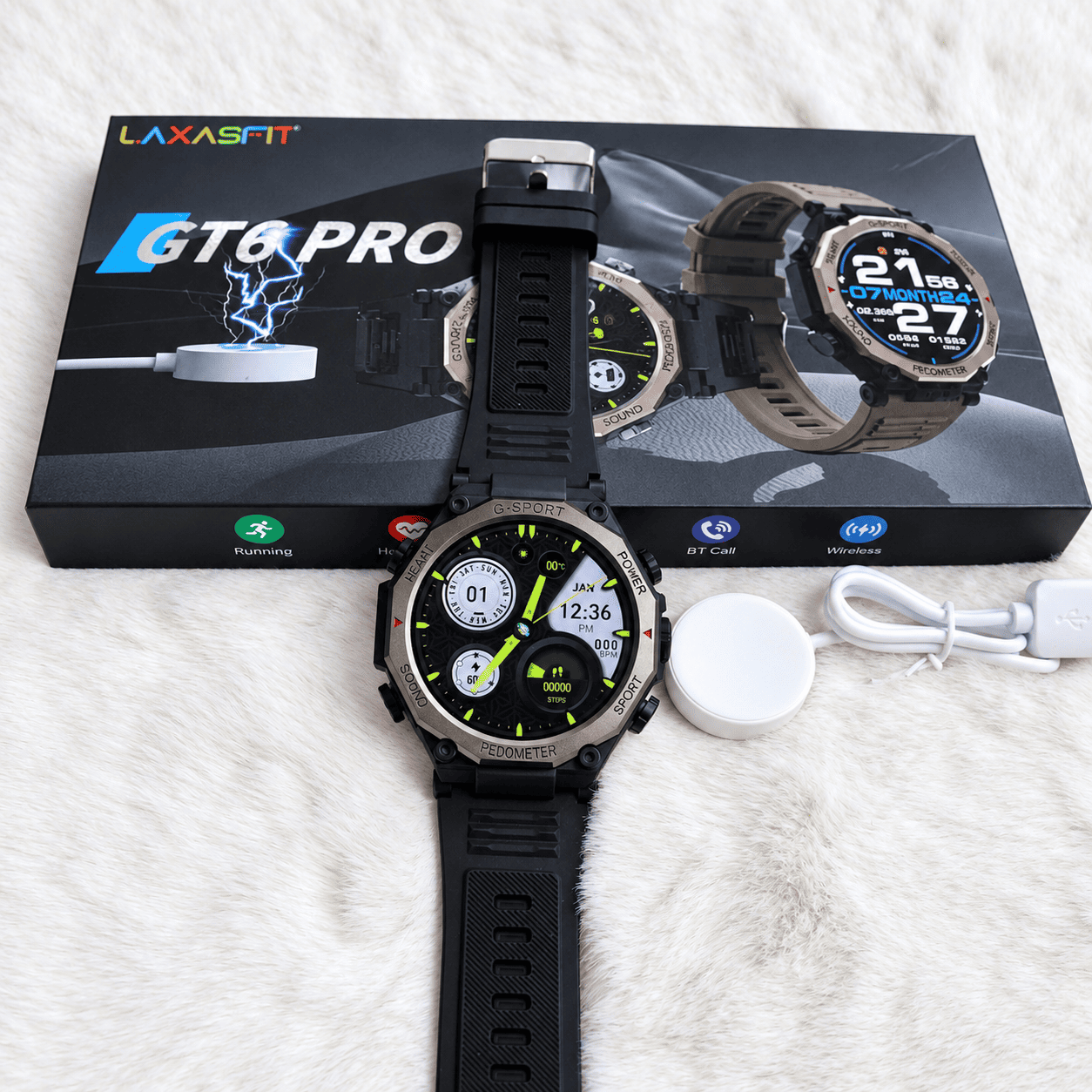 LAXASFIT GT6 PRO Smartwatch - Image 3