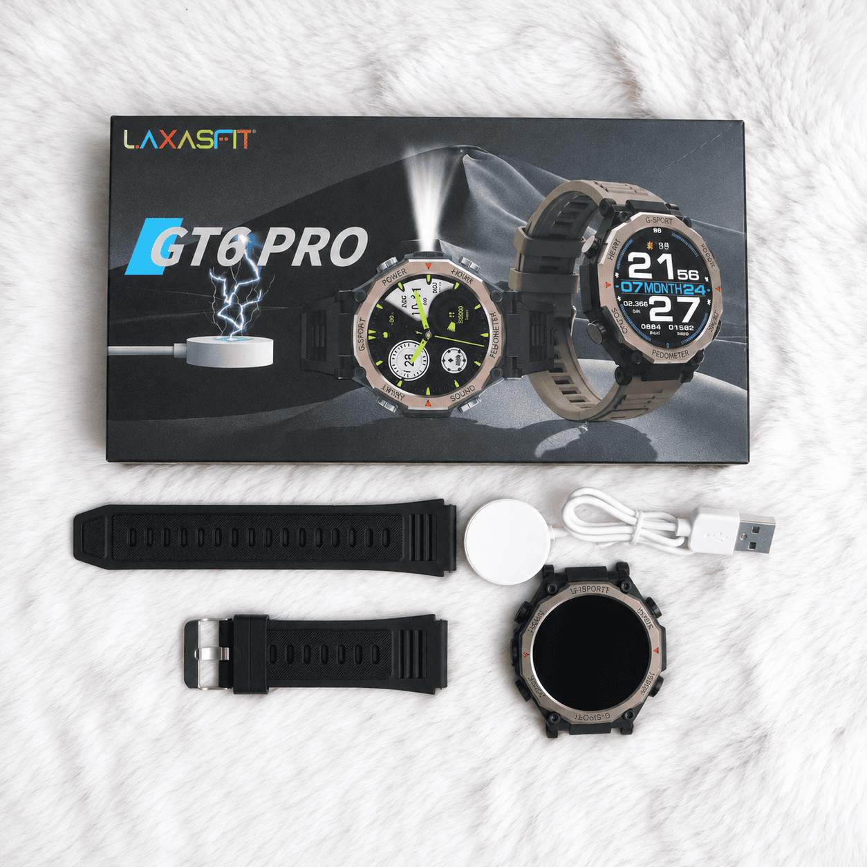 LAXASFIT GT6 PRO Smartwatch - Image 2