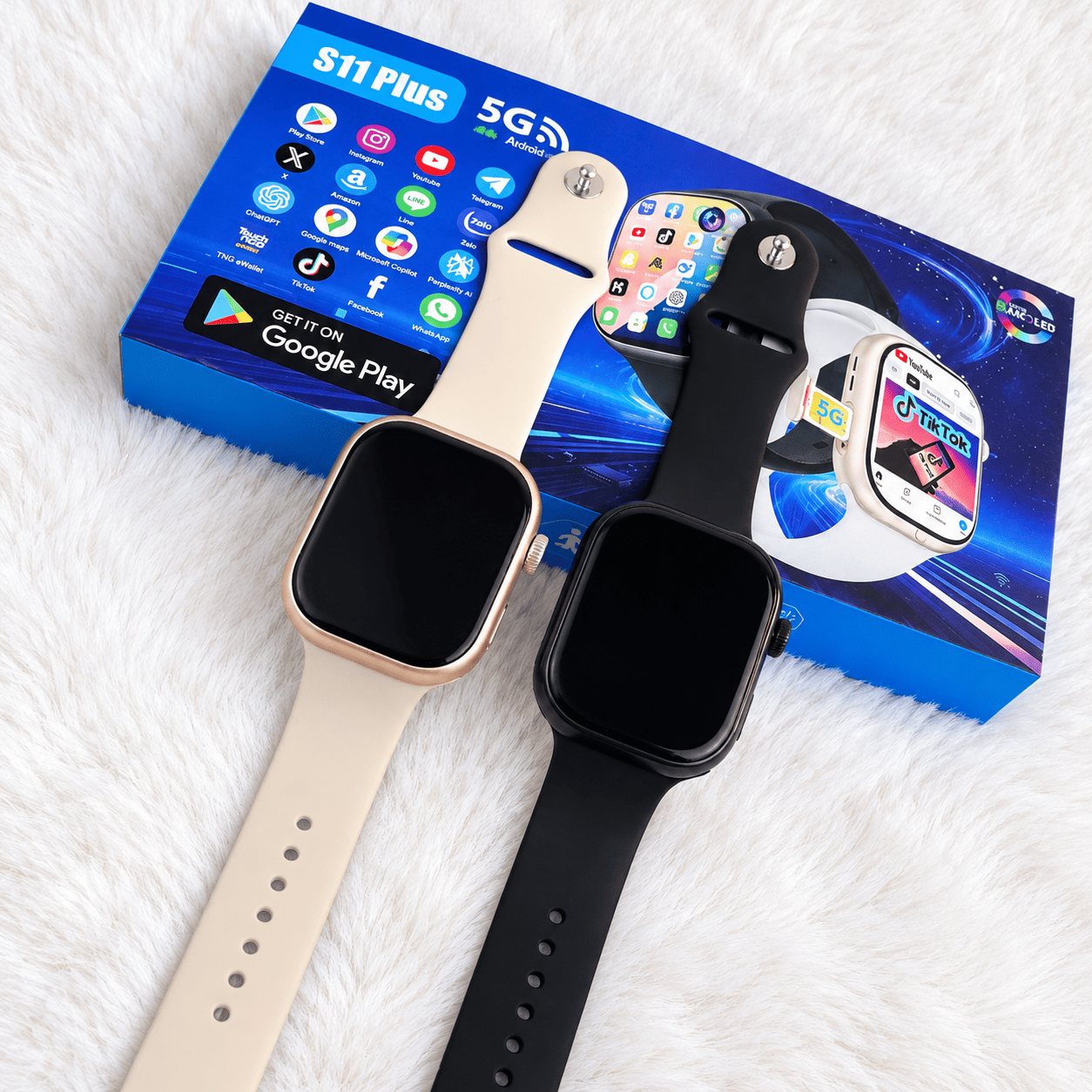 S11 Plus 5G Android Smartwatch 32GB Ram & 256 GB Rom - Image 4